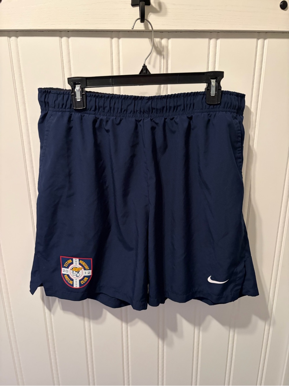 Nike Team Issued Titan Mercury Wrestling Club Athletic Training Shorts SZ XL